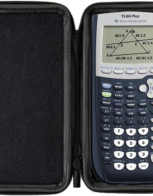 Load image into Gallery viewer, Protective Case for TI 84 Plus/Ti 83 Plus/Casio FX-9860GII / Casio FX-9750 Giii/Casio PRIZM FX-CG 50 Graphing Calculator in Black
