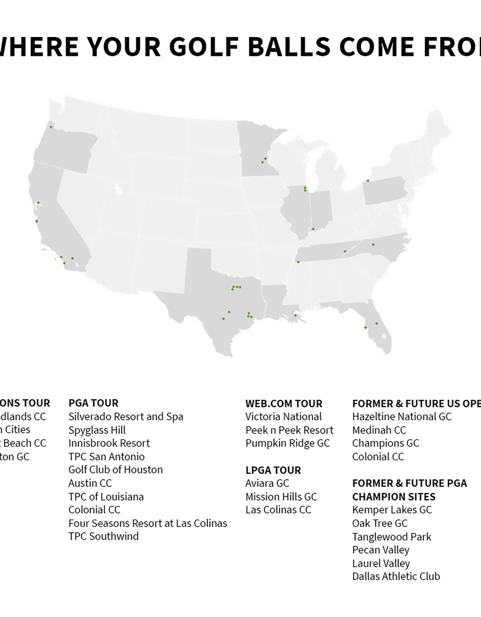 Mixed Golf Ball Brands, Mint/ 5A/ AAAAA Quality, 48 Pack, White