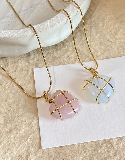 Load image into Gallery viewer, Fashion Moonstone Necklace for Cartoon Princess Love Girl Necklace Novelty Jewelry
