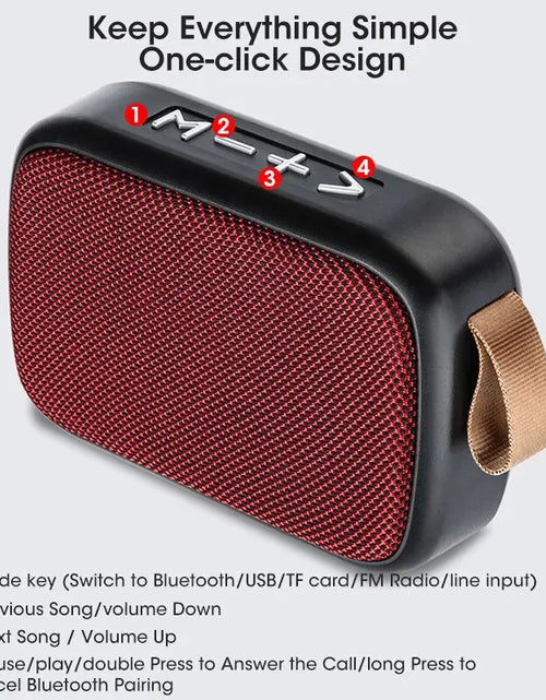 Load image into Gallery viewer, New Wireless Speaker Outdoor Portable Subwoofer Mini Speaker Home Cloth Card Speaker
