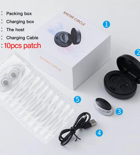 5Pair Smart Anti-Snoring Devices Magnetic anti Snore EMS Easy Breathe Improve Sleeping Aid Apnea Guard Night Device Dropshipping