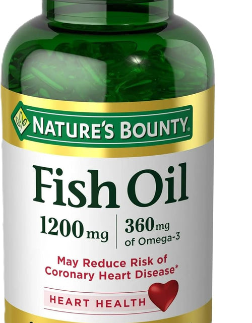 Load image into Gallery viewer, Fish Oil by , Dietary Supplement, Omega-3, Supports Heart Health, 1200 Mg, 200 Rapid Release Softgels
