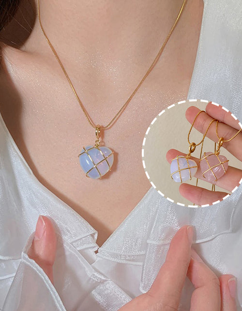 Load image into Gallery viewer, Fashion Moonstone Necklace for Cartoon Princess Love Girl Necklace Novelty Jewelry
