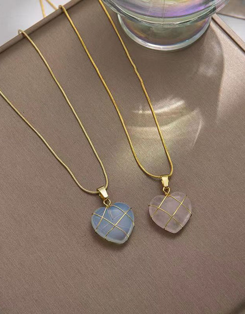 Load image into Gallery viewer, Fashion Moonstone Necklace for Cartoon Princess Love Girl Necklace Novelty Jewelry
