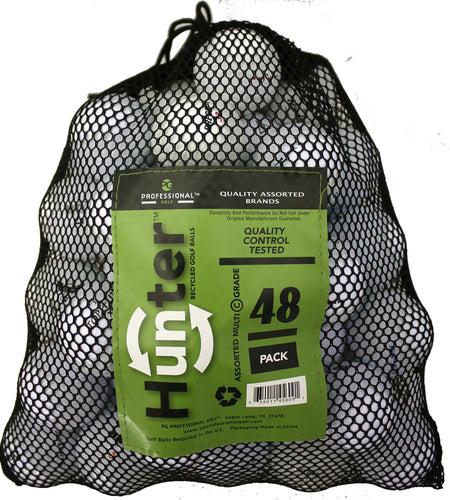 Mixed Golf Ball Brands, Mint/ 5A/ AAAAA Quality, 48 Pack, White