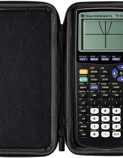 Load image into Gallery viewer, Protective Case for TI 84 Plus/Ti 83 Plus/Casio FX-9860GII / Casio FX-9750 Giii/Casio PRIZM FX-CG 50 Graphing Calculator in Black
