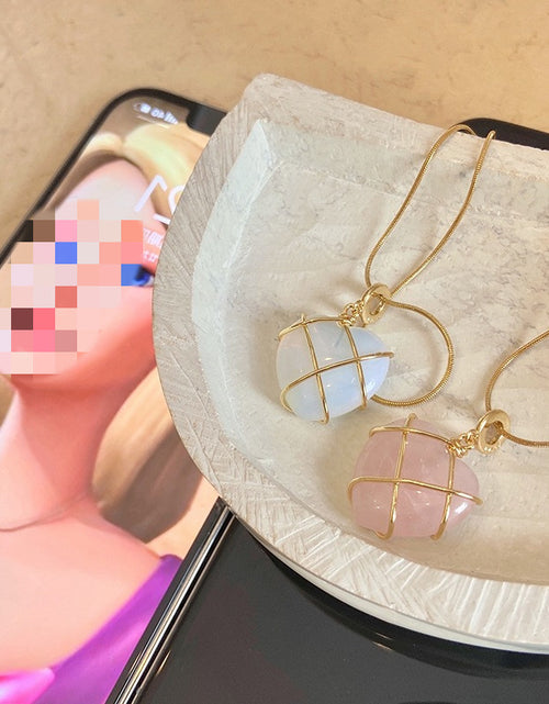 Load image into Gallery viewer, Fashion Moonstone Necklace for Cartoon Princess Love Girl Necklace Novelty Jewelry
