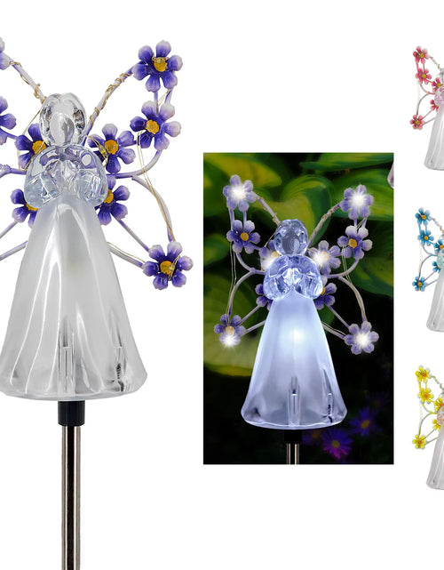 Load image into Gallery viewer, Celestial Garden Angel Lamp – Customizable Sunlight Outdoor Lighting for Your Garden
